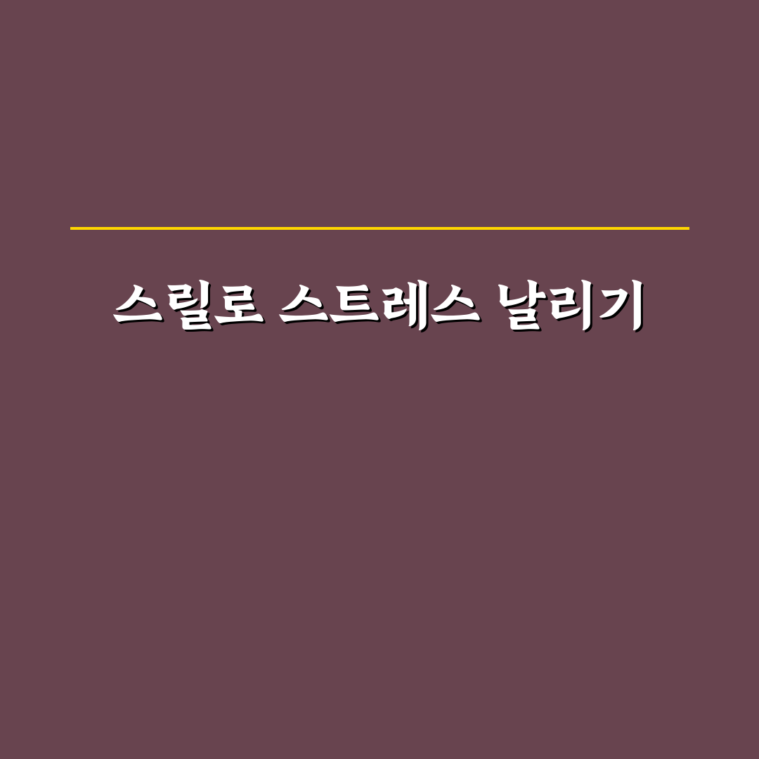 액티비티 데이트 스릴 만점 짜릿한 활동으로 스트레스 해소 꿀팁 공유