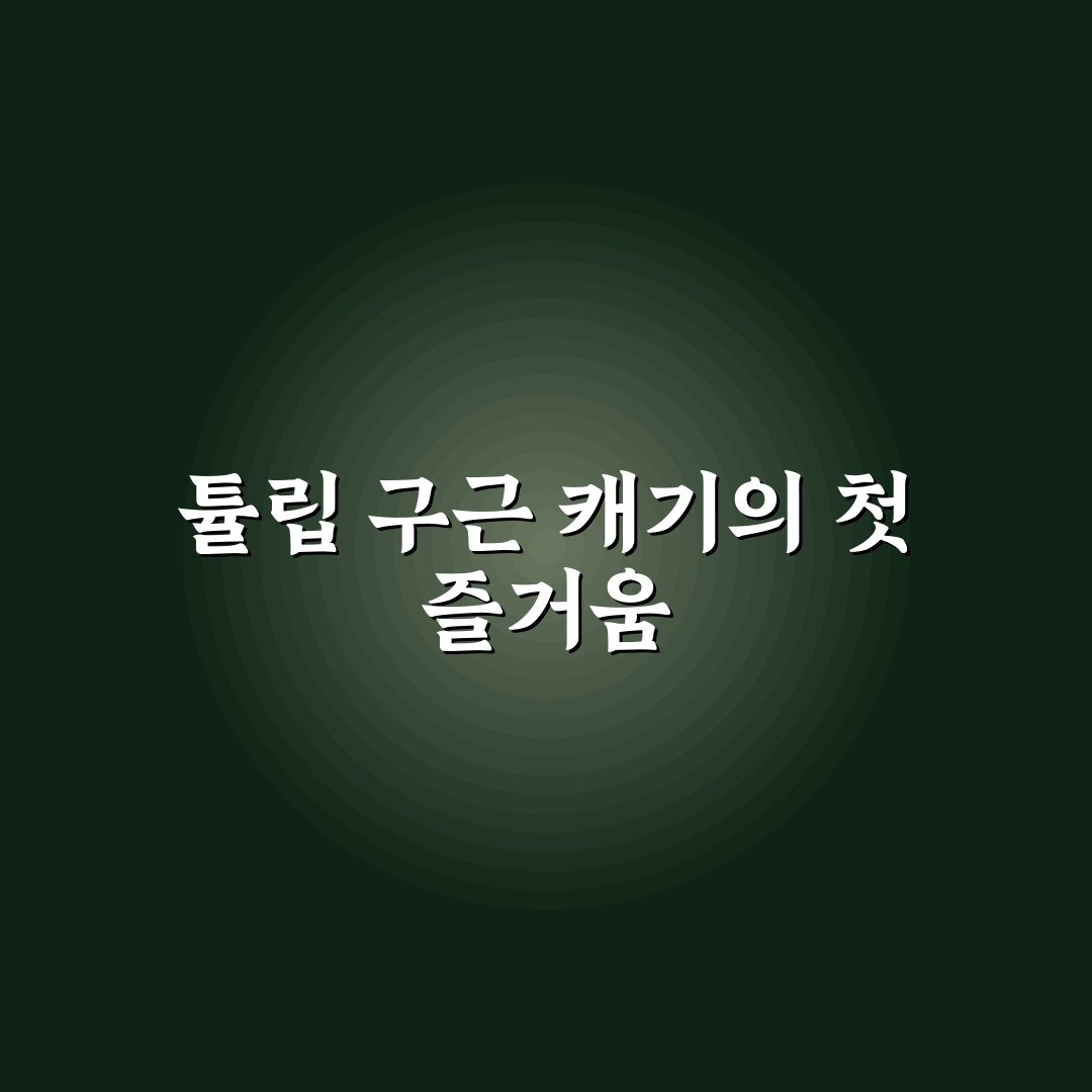 튤립 구근 캐기 직접 해보니 알게 된 점들