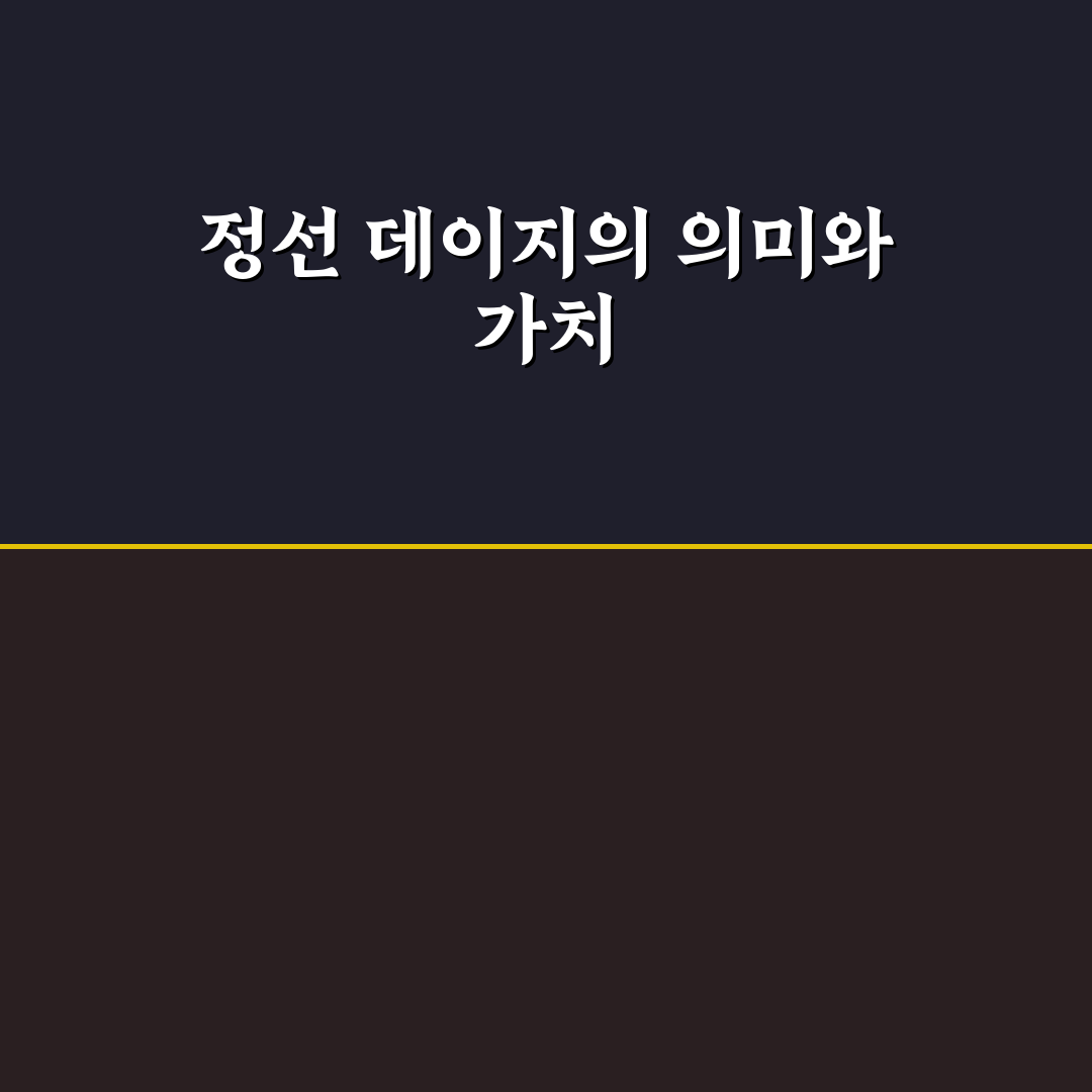 정선 데이지 축제 비교와 관람 체크포인트 총정리