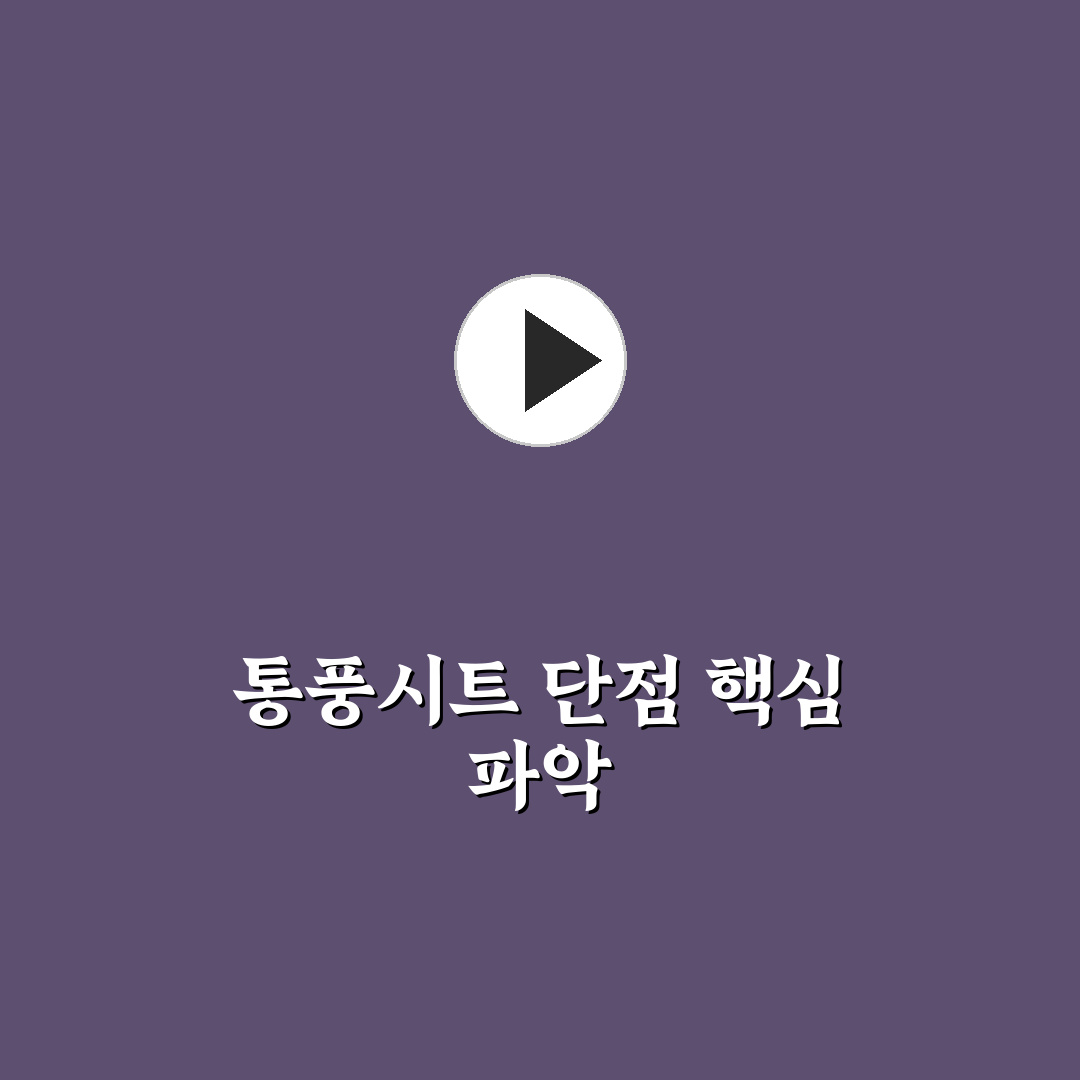 다이치 통풍시트 단점 5가지 비교 및 선택 기준 분석