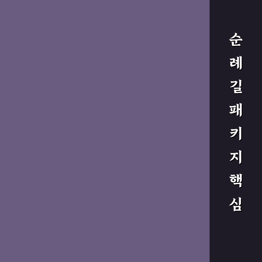 산티아고 순례길 패키지 선택 5가지 기준 비교 및 분석